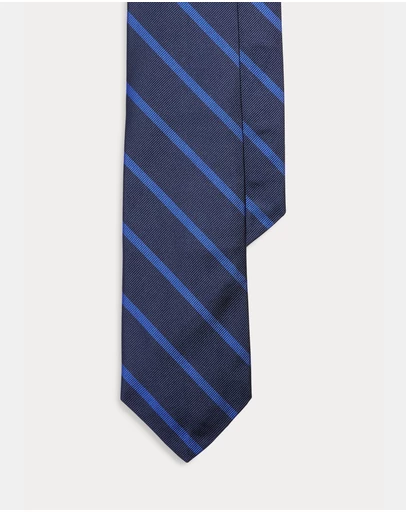 Polo Ralph Lauren - Striped Silk Repp Narrow Tie