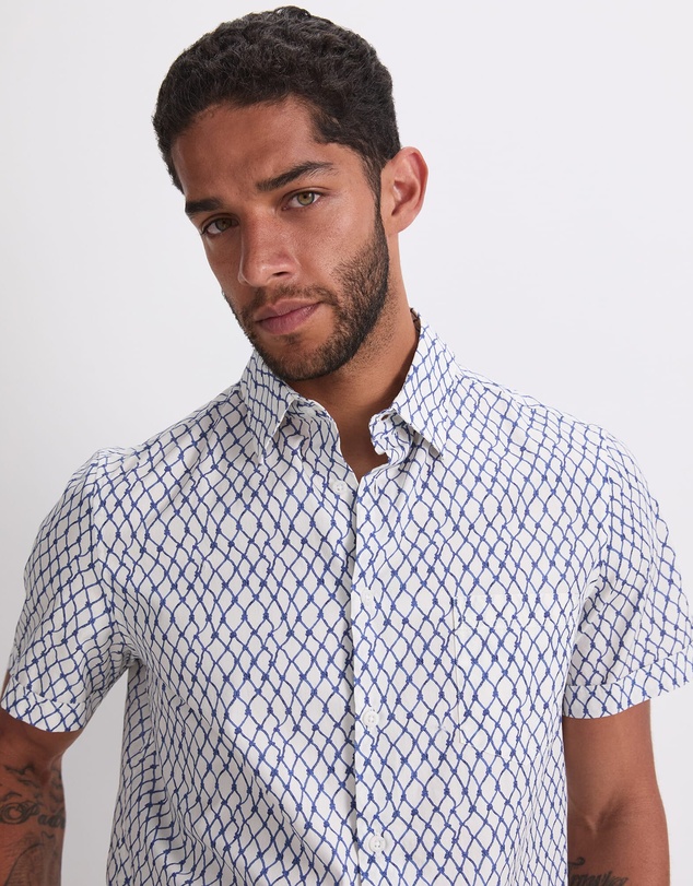 Sportscraft - Guy Short Sleeve Liberty Print Shirt