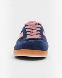 Mia Vita - Ramona II Lace-Up Casual Sneaker - Royal Blue/Blush