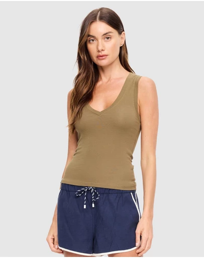 The Upside - Abby V-Neck Tank Top