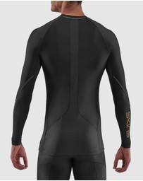 SKINS - SKINS Compression Men's Series-5 Activewear Long Sleeve Top Black