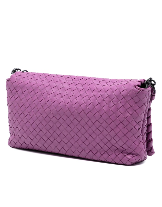 Pre-Loved by Azura Reborn - Pre-Loved Nappa Intrecciato Dahlia Clutch Crossbody