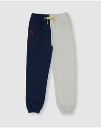 Olive & The Captain - Teal Cosy Block Track Pants