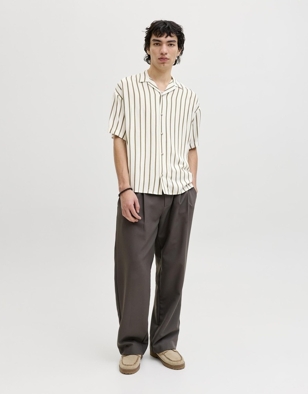 Jack & Jones - JJEJeff Resort Stripe Shirt SS
