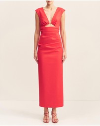 Shona Joy - Lani Plunged Cut Out Maxi Dress - ICONIC EXCLUSIVE