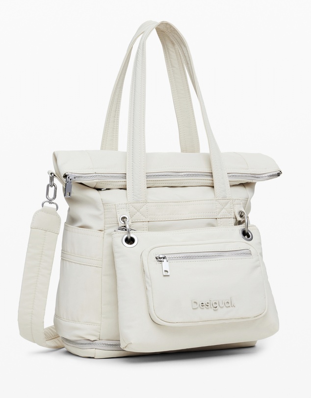 Desigual - Multi-position nylon backpack
