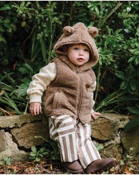 Kynd Baby - Sherpa Vest in Mocha