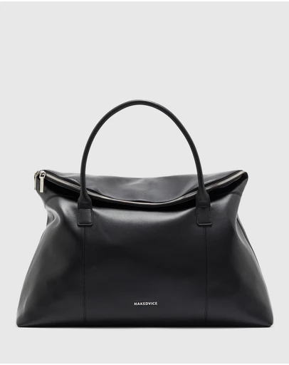 Nakedvice - The Hugo Black Silver Duffle Bag