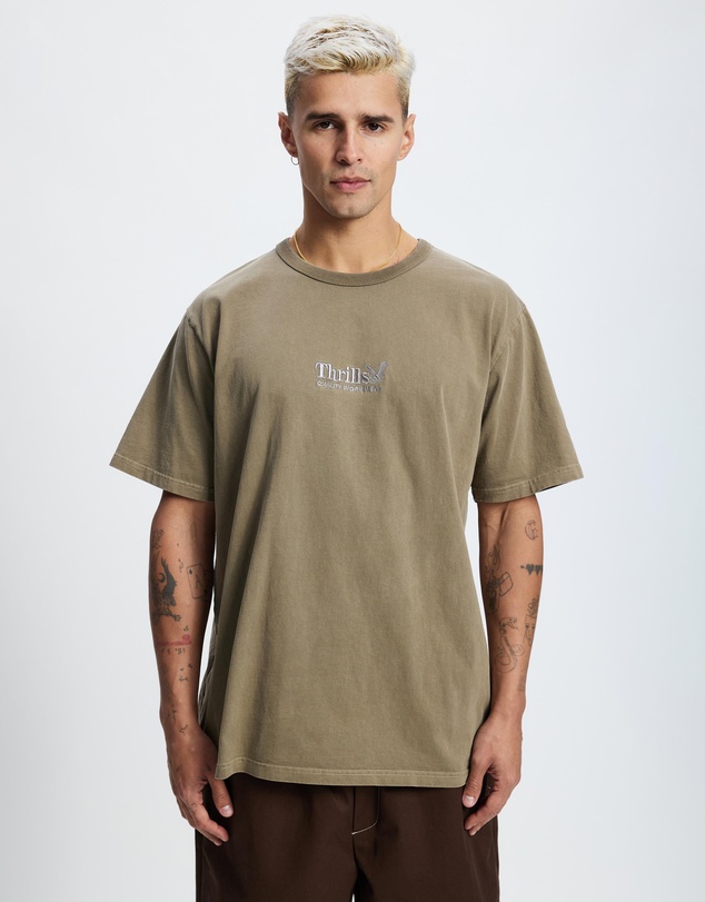 Thrills - Workwear Embroidered Merch Fit Tee