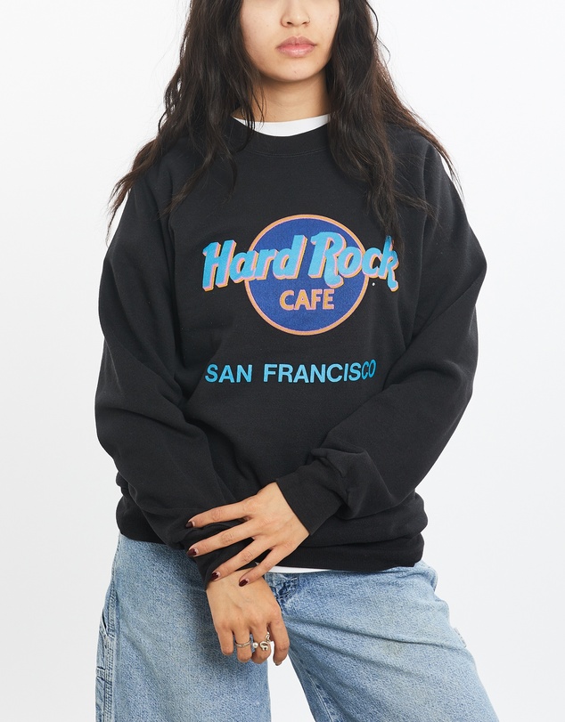 Vintage by The Real Deal - Pre Loved - Vintage 80s Hard Rock Cafe Sweatshirt