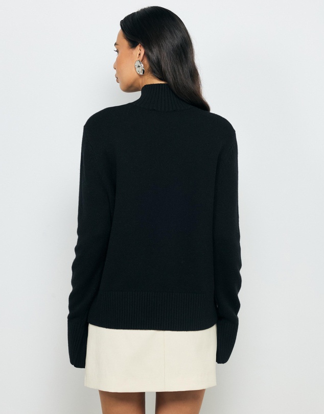 AERE - Nyne Wool Funnel Neck Jumper
