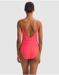 Polo Ralph Lauren - Terry Kennedy Belted Low Back Swimsuit