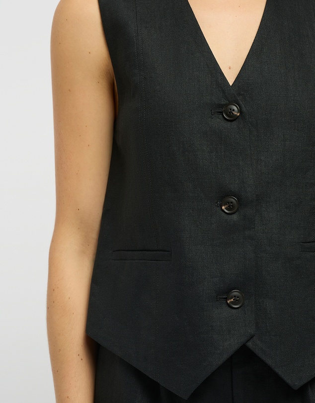 FRIEND of AUDREY - The Linen Waistcoat
