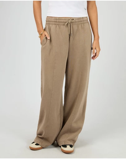 All About Eve - Aae Vintage Wide Leg Trackpant Stone