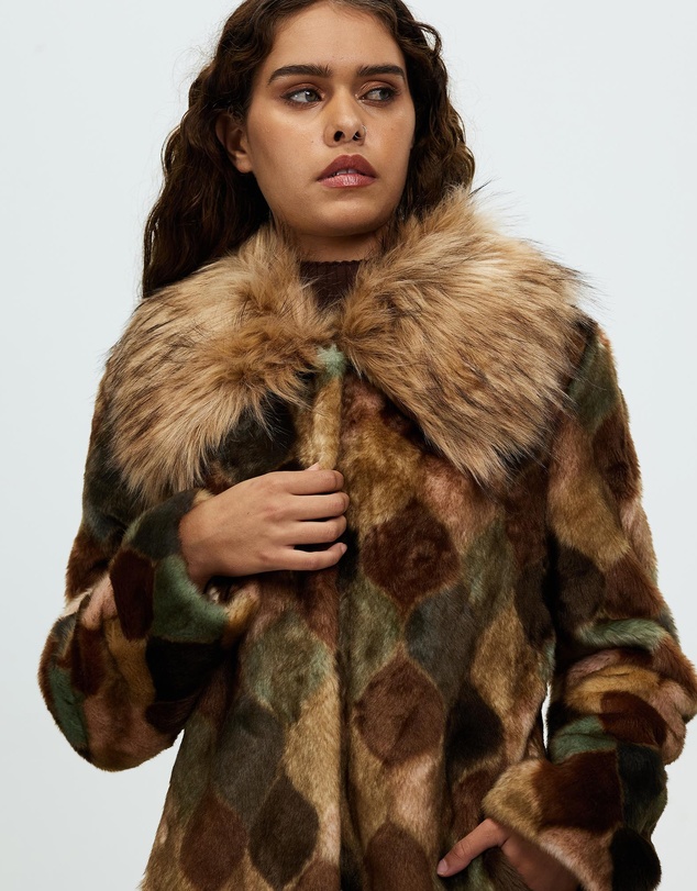 Unreal Fur - Casablanca Coat