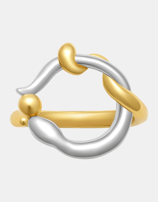 Graedance - Jormun Two Tone Hollow Ring