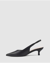 Verali - Lush Slingback Kitten Heels