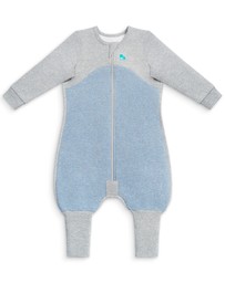 Love to Dream - Sleep Suit 1.0 TOG Long Sleeve Organic Cotton in Dusty Blue