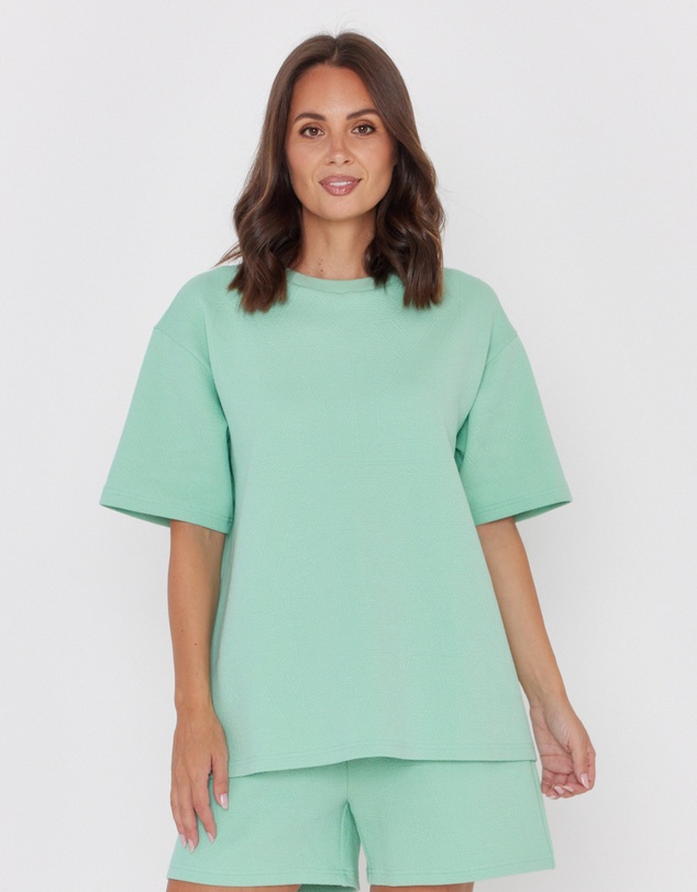 ALEXANDRA - Halo T-Shirt Sage