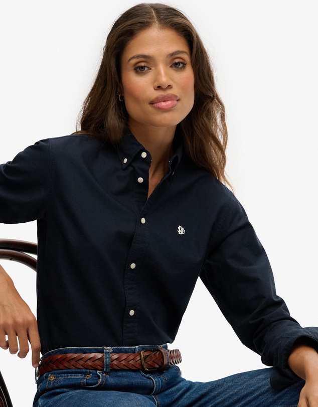 Superdry - Slim Oxford Long Sleeve Shirt