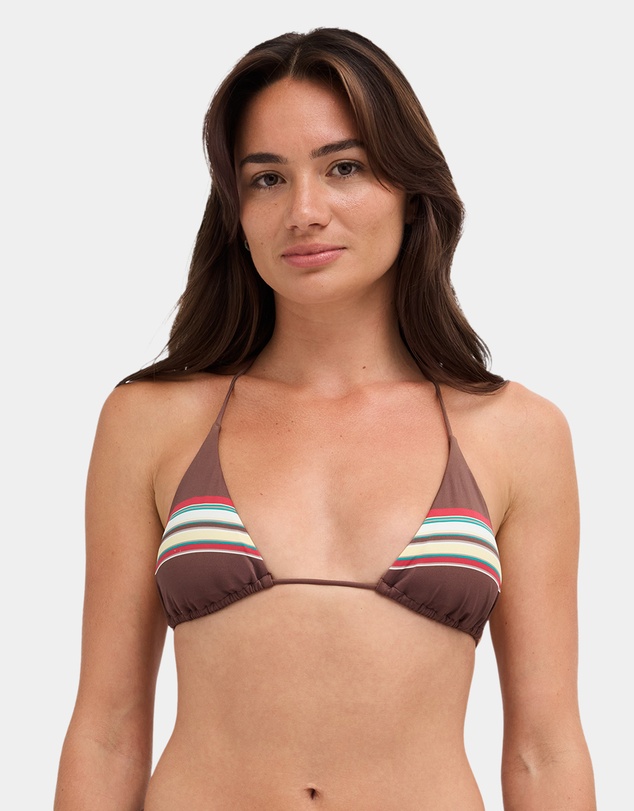 RVCA - Womens Darling Stripe Tri Bikini Top