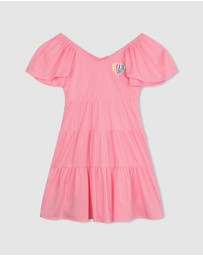 Billieblush - Short Sleeved Dress - Kids-Teens