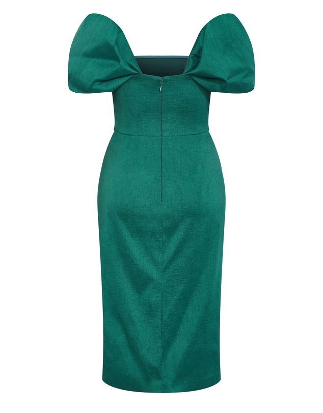 City Chic - Elyse Off Shoulder Midi Dress