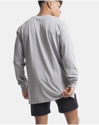 Vacancy Co - Palm Embroidery Long Sleeve Tee