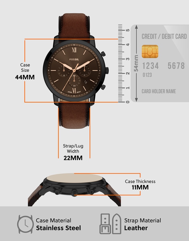 Fossil - Neutra Brown Chronograph Watch