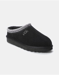 AusWooli Ugg Boots - Croydon Sheepskin Ankle Braid Slippers