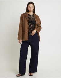 Subtitled - Sophia Suede Blazer