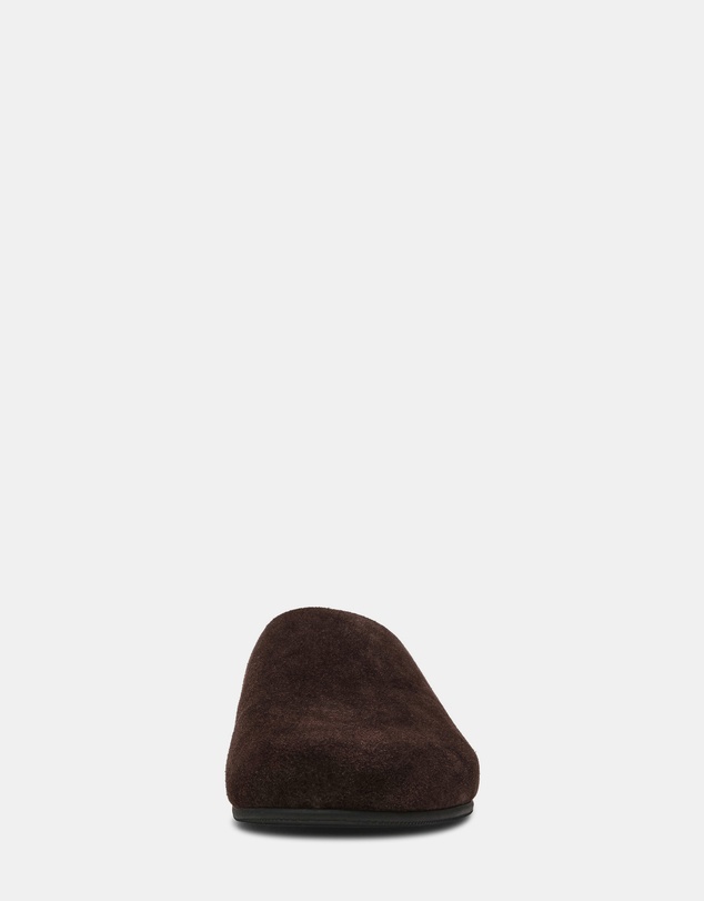 Steve Madden - Fern Brown Suede Mule Flats