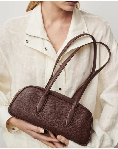 VESTIRSI - Vera Mahogany Baguette Bag