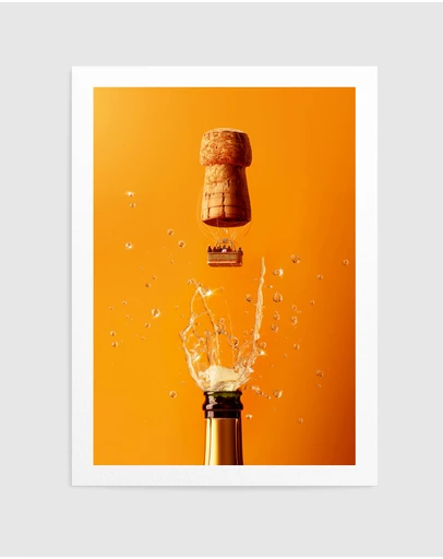 Olive et Oriel - Light Prosecco by Artem Pozdniakov Art Print