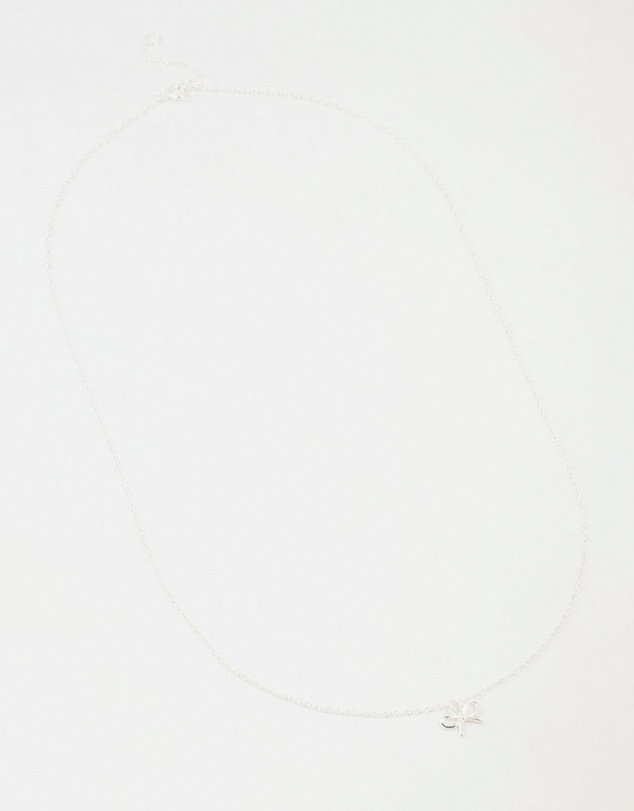Lovisa - Sterling Silver Bow Necklace
