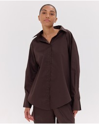 Cloth & Co. - The Split Back Shirt | Brazil Nut