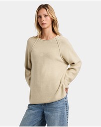 RVCA - Womens Ivy Raglan Crew Neck