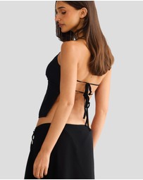 Vacay Swimwear - Aurelia Top Black