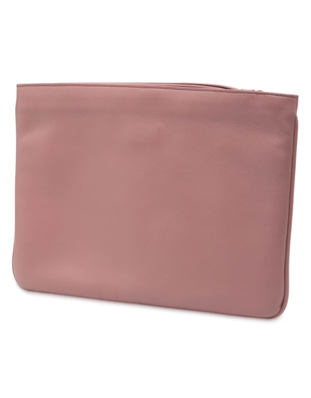 Pre-Loved by Azura Reborn - Pre-Loved Bicolor Nappa Intrecciato Wristlet Clutch