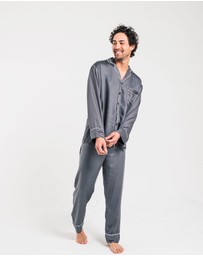 Ettitude - Sateen Long Sleeve PJ Shirt