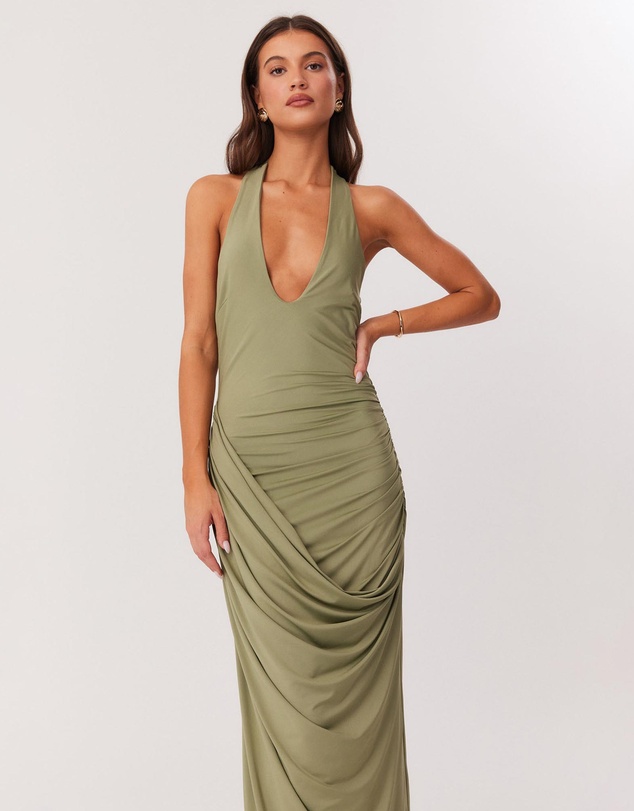 SNDYS - Arlina Halter Maxi Dress