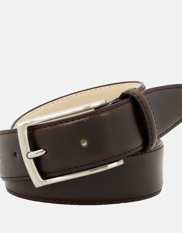 Buckle - Casablanca. Australian Made Classic Leather Belt. 35mm width.