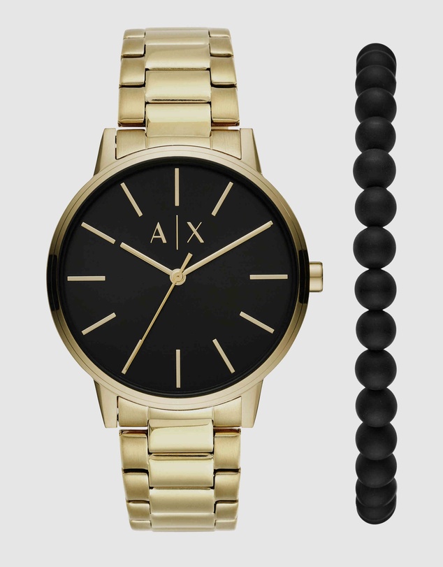 Armani Exchange - Gold Tone Analogue Watch