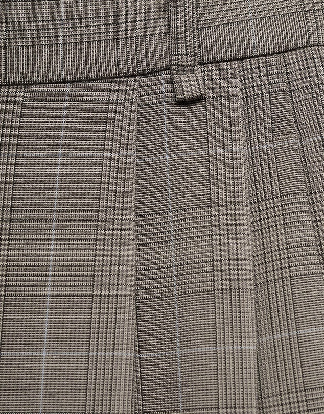 M.N.G - Wide-Leg Check Suit Trousers