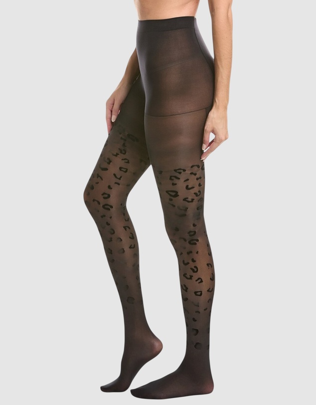 High Heel Jungle - Leopard Print Tights