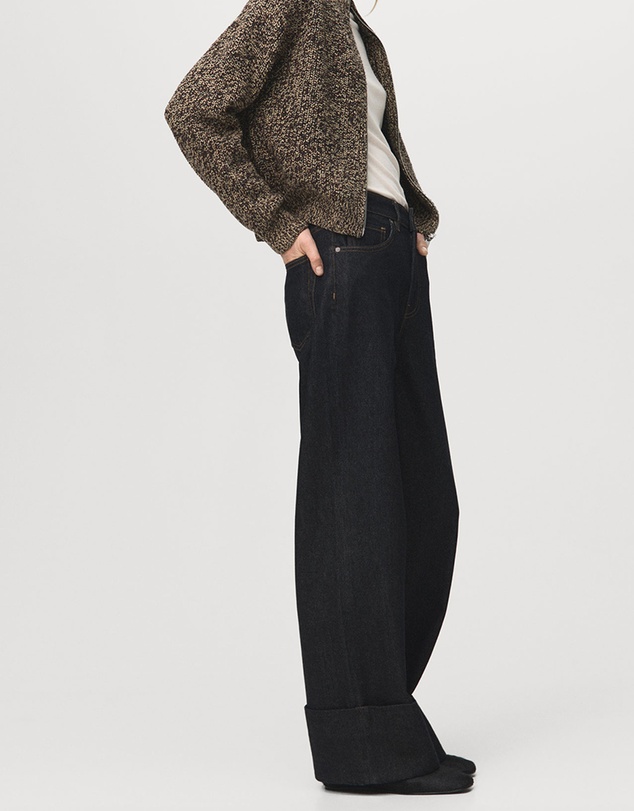 M.N.G - Turned-Up Straight Jeans