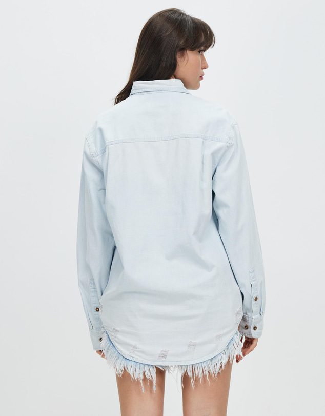 ONE TEASPOON - Everyday Chambray Denim Shirt