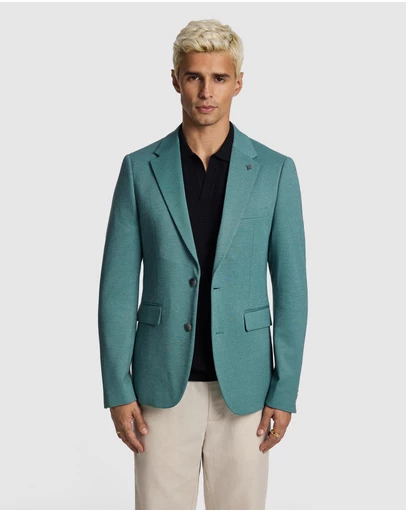 yd. - Piers Knitted Slim Fit Blazer