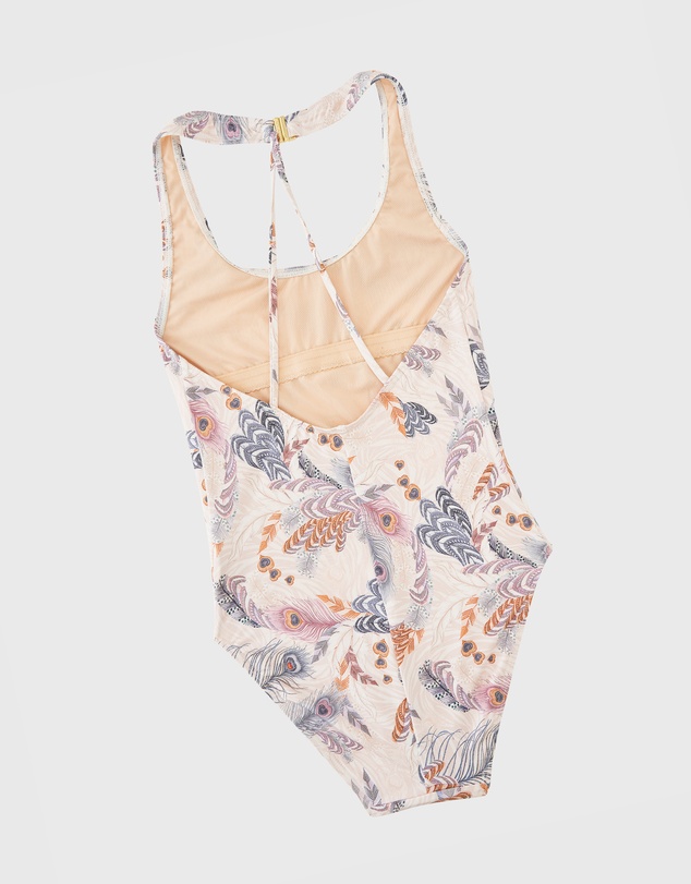 Aqua Blu Kids - Plumeria Cross Back One Piece - Teens