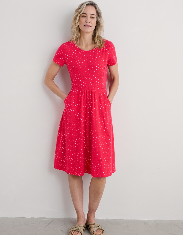 Seasalt - Seasalt Cornwall Red S/S April Dress